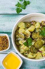 Salad with potatoes