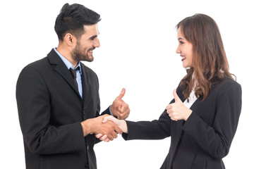 Handshake of business partners