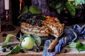 Sliced Rustic Apple Pie