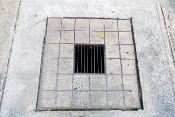cover the drain