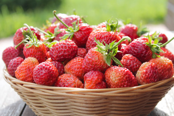 ripe strawberries