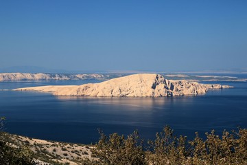 view on the islands in Croatia, Kvarner region