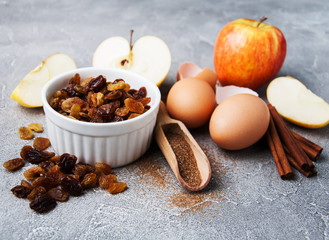 Fresh baking ingredients