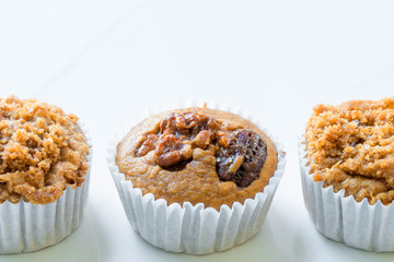Banana Crumble cup cake.