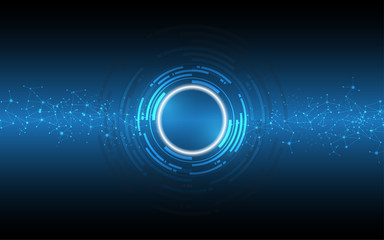 Abstract technology background Hi-tech communication concept innovation background vector illustration