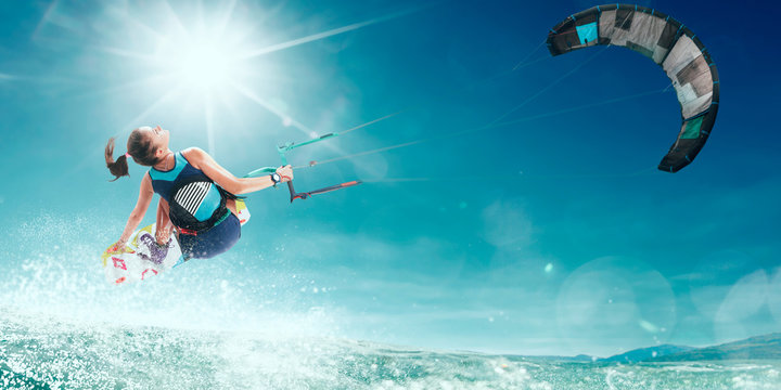 kitesurfing