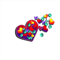 heart love vector illustration 