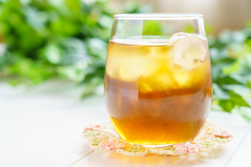 冷たい麦茶