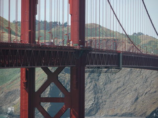 サンフランシスコ ゴールデンゲートブリッジ 赤