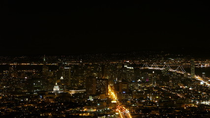 サンフランシスコ ツインピークス 夜景