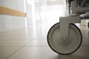 long corridor in the hospital. the Department of reanimation and intensive therapy
