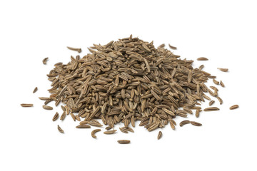 Heap of Caraway seeds