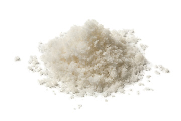 Heap of fine ground sea salt