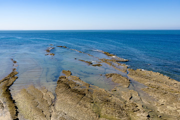 Paisagem de costa maritima
