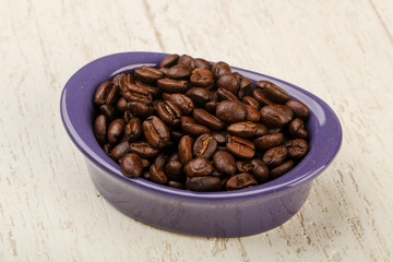 Roasted coffee beans
