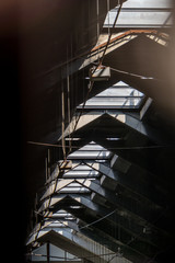 Dach eines Industriegebäudes