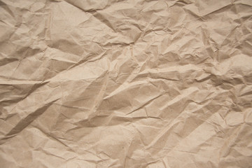 Crumpled paper for background usage