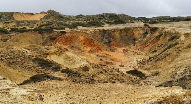 Felsk&uuml;ste am Atlantik im Parque Natural do Sudoeste Alentejano e Costa Vicentina, Algarve, Portugal, Europa