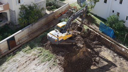 Fototapeta premium excavator