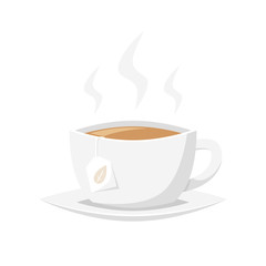 Cup of tea vector illustration