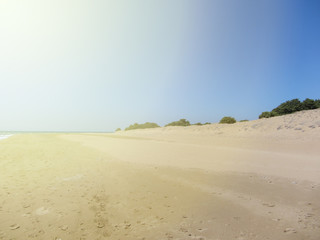 empty Sandy Beach