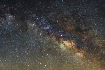 Milky way galaxy with stars and space dust in the universe