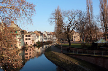 Fototapeta na wymiar Petite France à Strasbourg