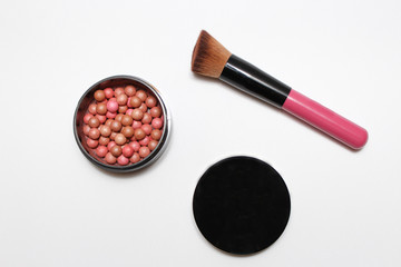 Brush for make-up, blush. Cosmetics