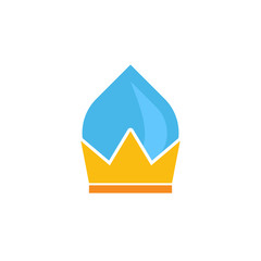 King Water Logo Icon Design