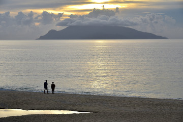 Naklejka premium 屋久島の永田浜