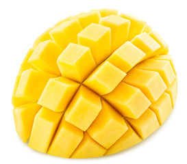 Ripe mango isolated