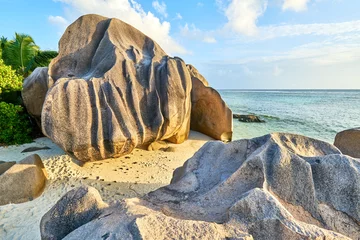 Printed roller blinds Anse Source D'Agent, La Digue Island, Seychelles Anse Source d'Argent, granite rocks at beautiful beach on tropi