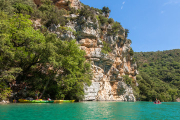 Fototapeta premium Gorge du Verdon canyon river in south of France