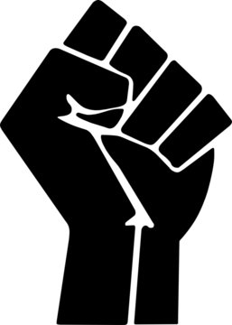 Raised Fist Black Power