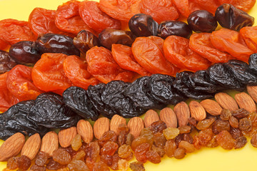 Dried fruits and nuts