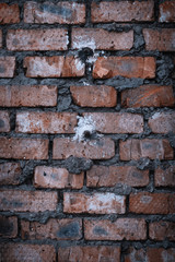 The old red brick wall