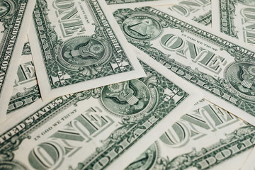 American dollar bills. Money cash background. business commercia