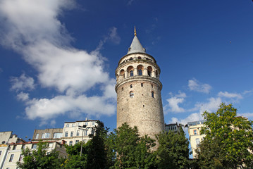 Galata Tower taken in Istanbul, Turkey