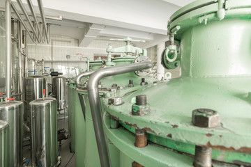 Adsorption sand filtration system.