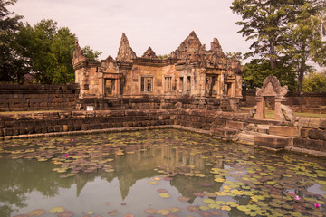 Naklejka premium THAILAND BURIRAM KHMER TEMPLE PRASAT MUANG TAM