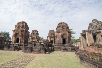 Naklejka premium THAILAND BURIRAM KHMER TEMPLE PRASAT MUANG TAM