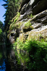 Kammnitzklamm, Böhmen, Tschechien
