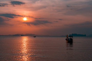 Fototapeta na wymiar Krabi sunset