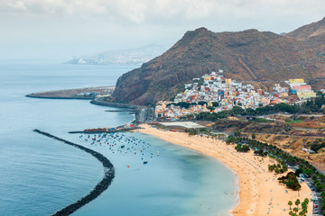 Teresitas beach near Santa Cruz de Tenerife, Canary islands, Spain