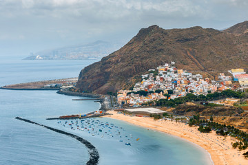 Teresitas beach near Santa Cruz de Tenerife, Canary islands, Spain