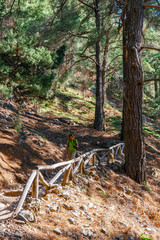 Samaria Gorge in central Crete, Greece