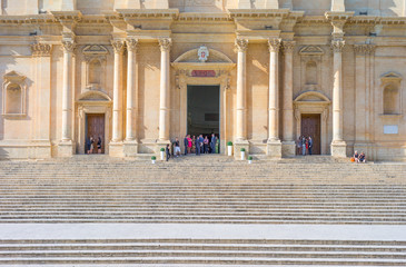 Obraz premium The baroque style and the traditions in Sicily