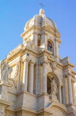 Fototapeta premium The baroque style and the traditions in Sicily