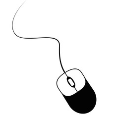 Computer mouse. Vector
