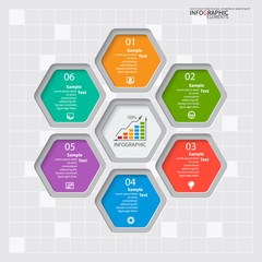 Abstract 3D Paper Infographics